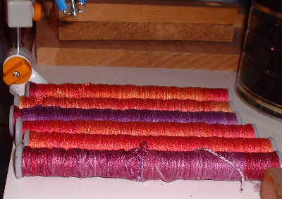 Nancy's scarf bobbins