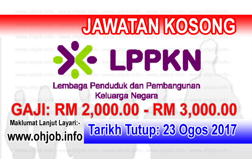 Jawatan Kerja Kosong Lembaga Penduduk dan Pembangunan Keluarga Negara - LPPKN logo www.ohjob.info ogos 2017