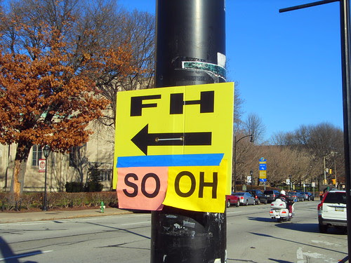 Pittsburgh Foxcatcher sign, Oakland