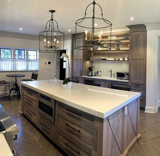 Kitchen Renovation with Grey Stained Oak Cabinets - Home ...