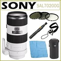 Sony DSLR SAL-70200 70-200 F/2.8 Ssm Telephoto Alpha Camera Lens + Accessory Kit