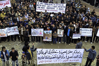 Demonstration against ASSad regime in Kafranbe...