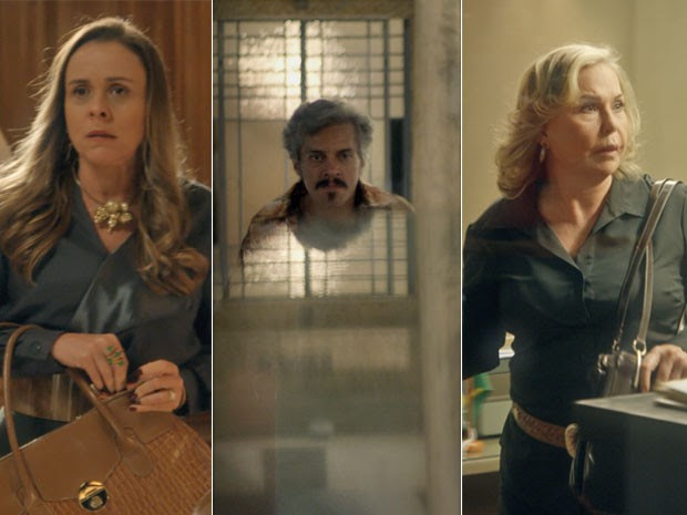 Suspeitos? Carlota, Homero e Ágata demonstram preocupação após o atropelamento de Cristina. Estarão envolvidos na morte dela? (Foto: TV Globo)