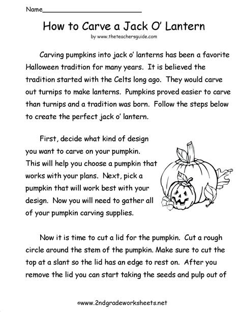 Welcome to our free halloween math worksheets page. free third grade halloween reading comprehension worksheets