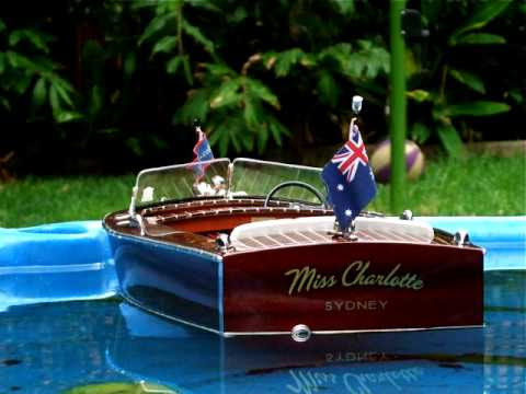 BUILDING A SCALE MODEL BOAT ( 1947 Chris Craft Utility R/C-boat ...