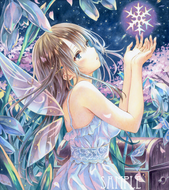 手描きイラスト Snow Drop Mocoの森 イラストブログ