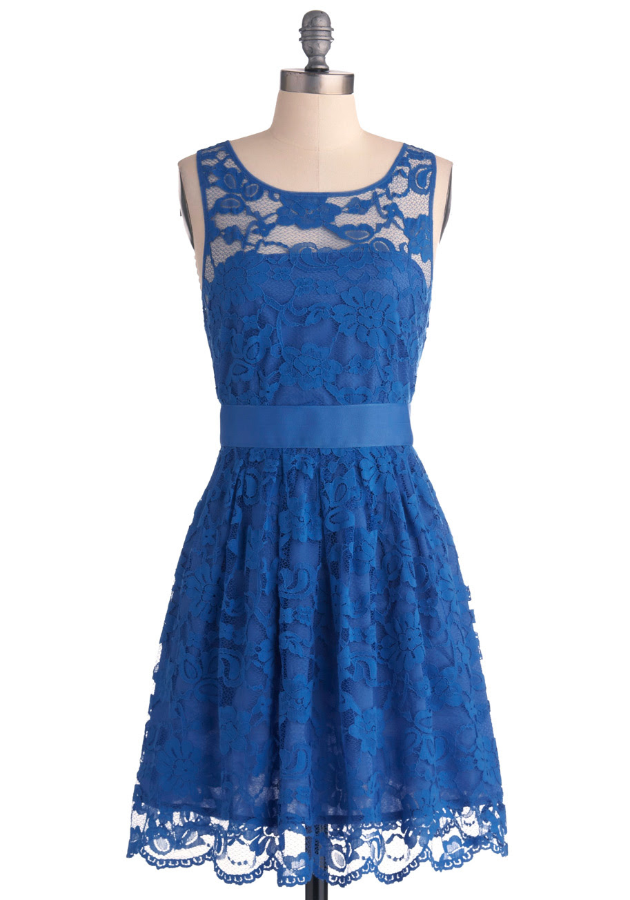 Blue Lace Dress Dressed Up Girl Blue Lace Dress Dressed Up Girl