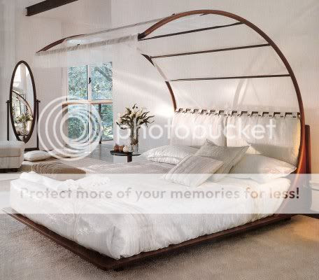 Feng Shui Mantra Bed with Canopy