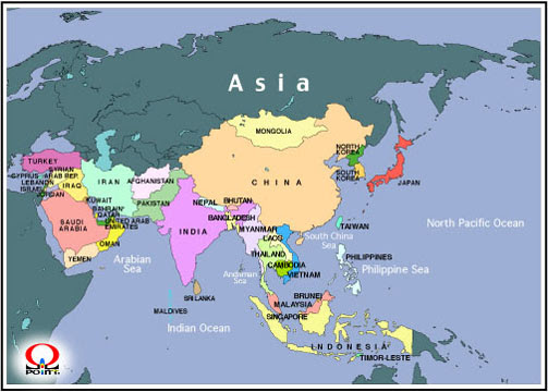 アジア地図