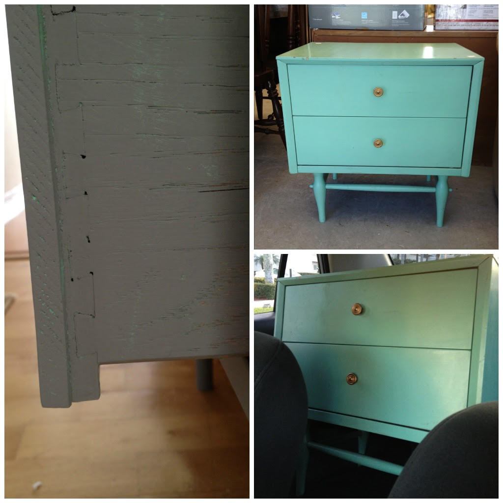 Thrift store table makeover {paint wood furniture} - C.R.A.F.T.