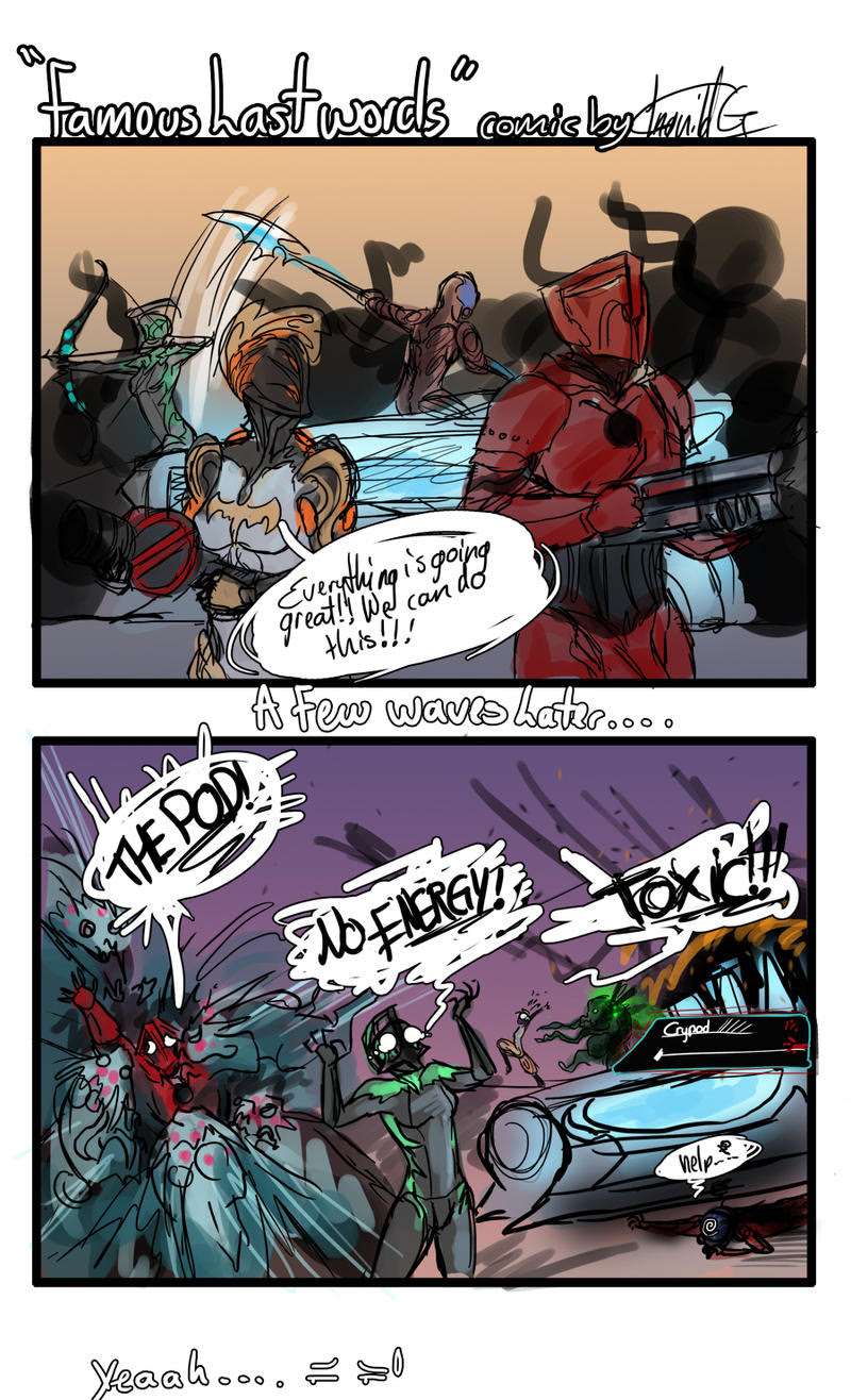 Warframe Comic: Famous Last Words by PanzerTheTank on DeviantArt