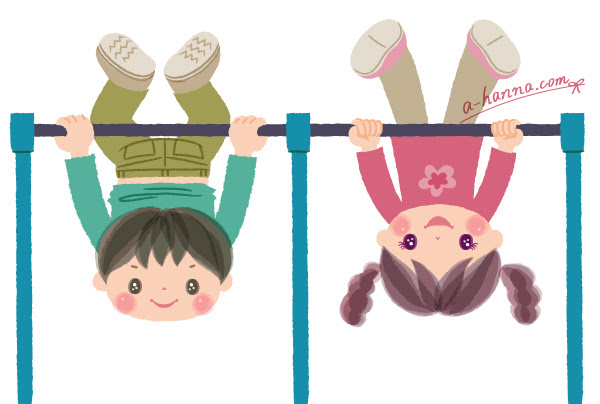 子どもイラスト 男の子 女の子 遊び アトリエ ハンナ