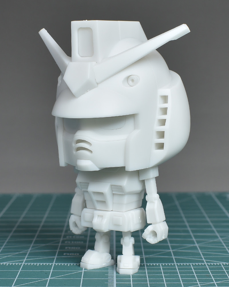 1 1 ガンプラくん ペインティングモデル Smart 22年9月号付録 レビュー ガンダムブログはじめました