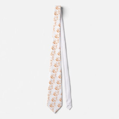 Elegant Ladybug Tattoo Style Necktie by graphicdesigner