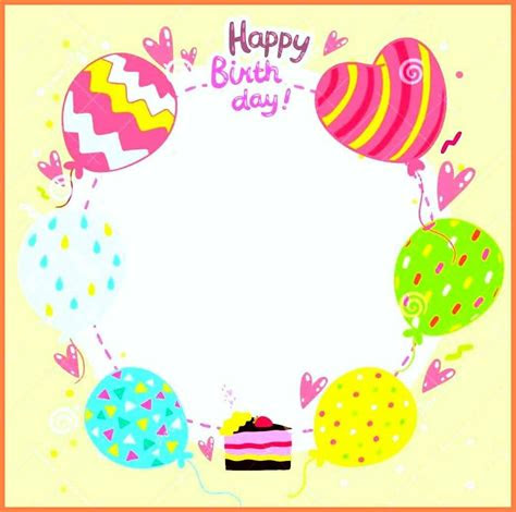 birthday card template word free 10 birthday card templates for ms