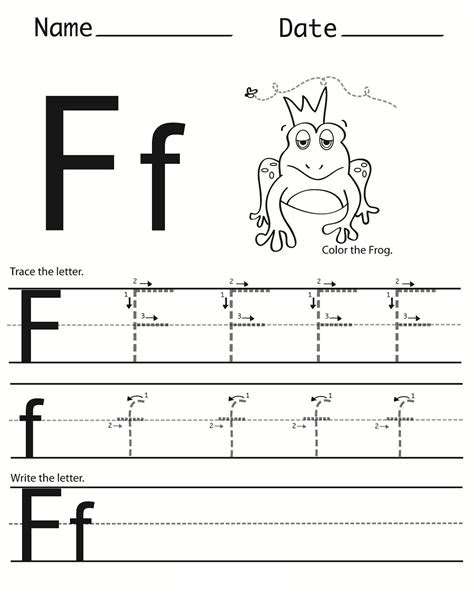 Free letter f tracing worksheets for preschool, kindergarten, and first grade. letter f worksheet for preschool and kindergarten activity shelter