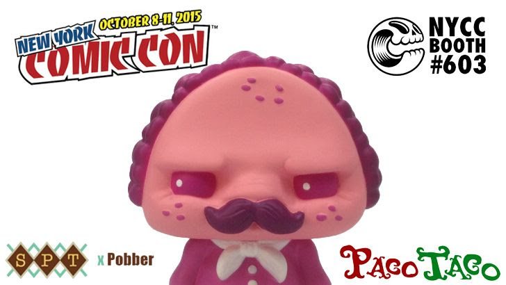 Scott Tolleson × Pobber Toys’s “Paco Taco” Figure at NYCC!