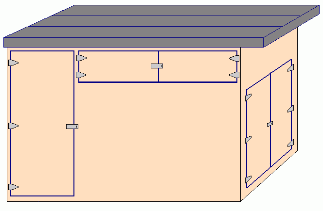 Flat Roof Storage Shed Plans