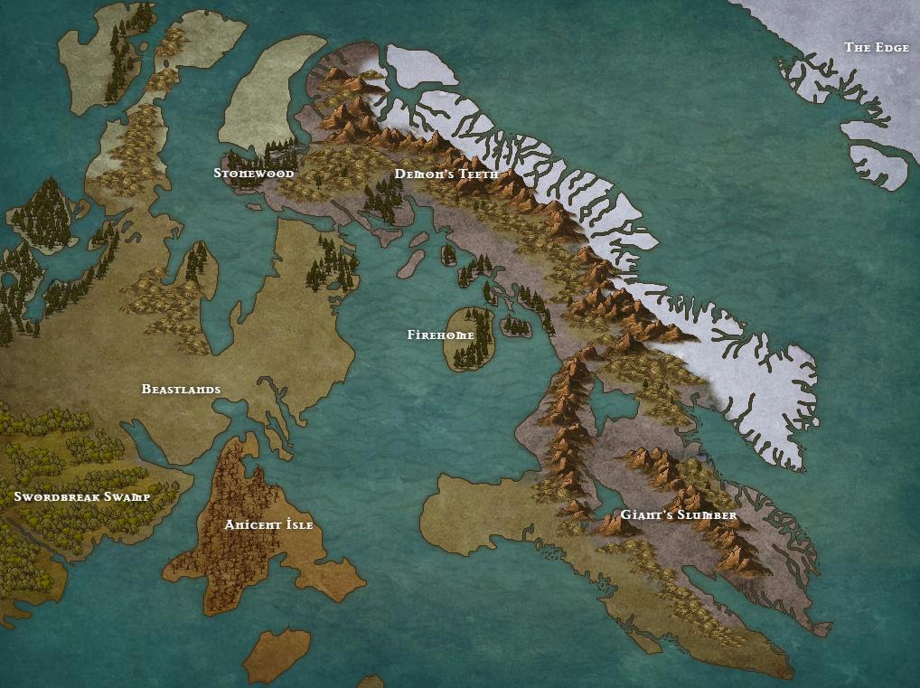 Commissioned Map For Dark Souls Style Campaign Inkarnate