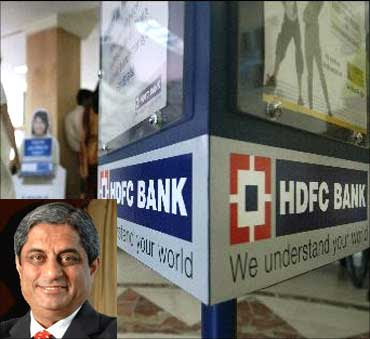 Inset: Aditya Puri, MD, HDFC Bank.