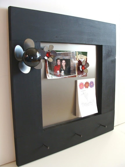 Modern Magnetic Frame Vintage Door Knob Metal Art Flower