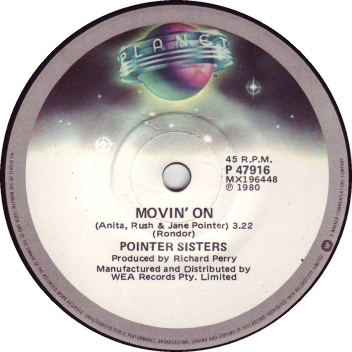 45cat - Pointer Sisters - He's So Shy / Movin' On - Planet ...