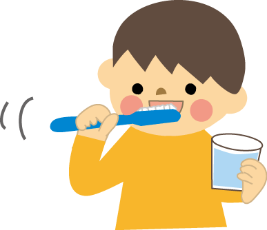 手洗い うがい はみがきのイラスト 無料イラスト フリー素材