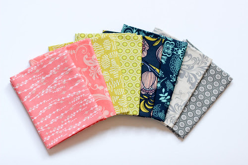 Half-Square Triangle Zipper Pouch and Key FOB Tutorial - In Color Order