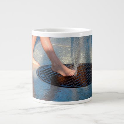 foot in water fountain jumbo mugs