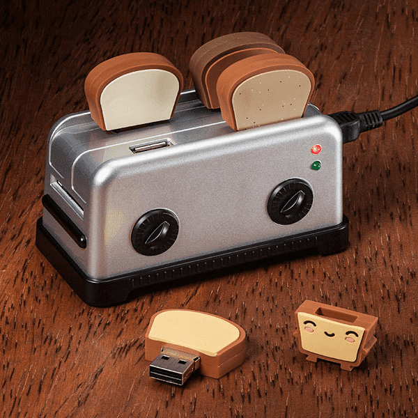 これが本当のアンキパン トーストとセットでかわいいトースター型usbハブ Toaster Usb Hub Style4 Design