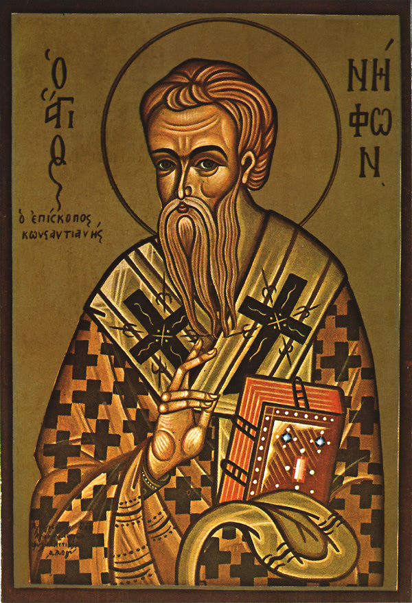 ST. NIPHON, the Wonderworker, Bishop of Cyprus