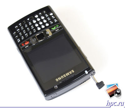 Samsung SGH-i780: QWERTY-piece with a GPS-navigation