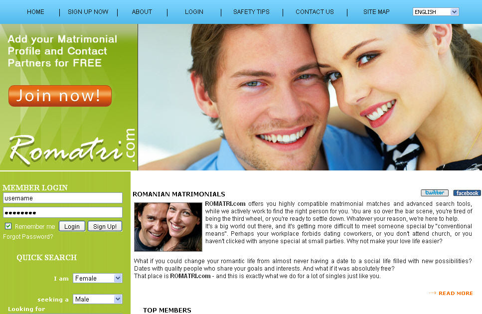 Matrimoniale ro login