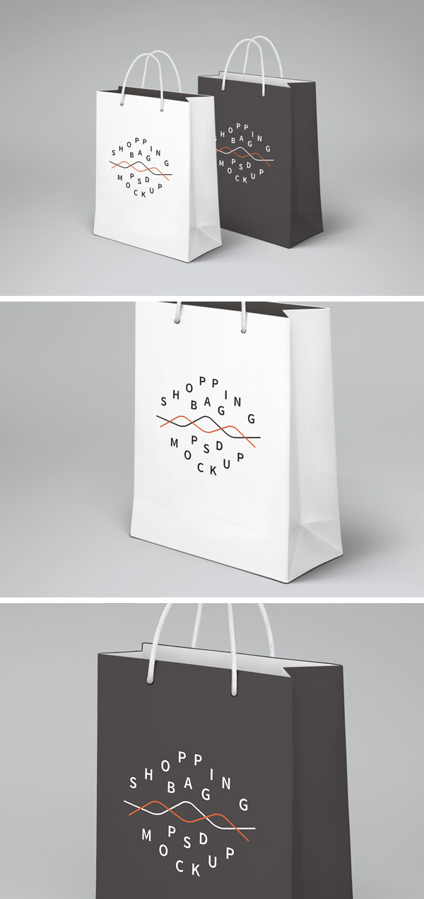  Shopping Bag PSD MockUp GraphicBurger