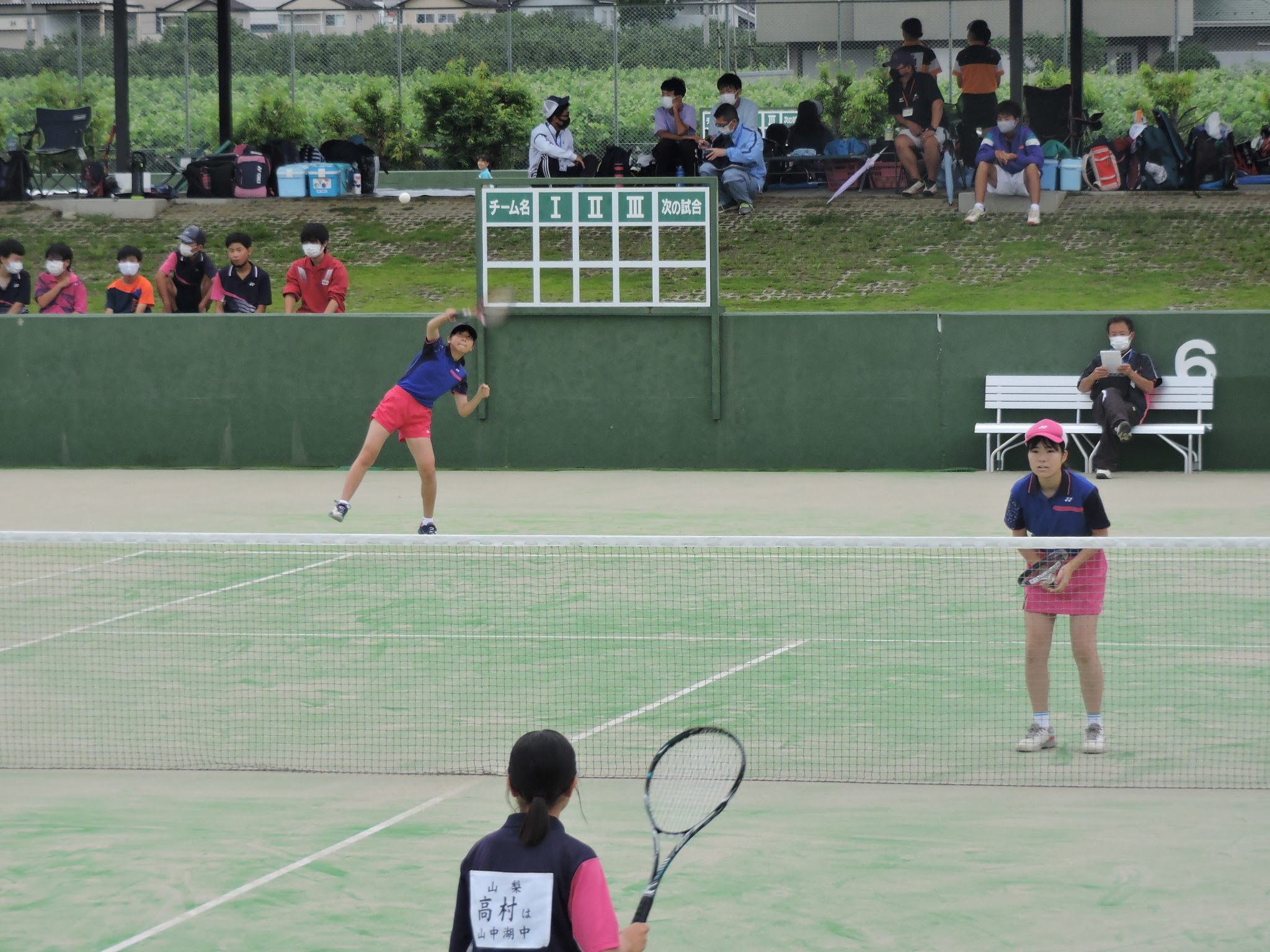 山梨県ソフトテニス選手権大会 １日目の結果