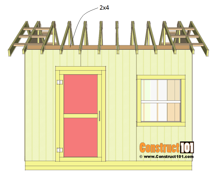 Shed Plans 10x12 Gable Shed - Step-By-Step - Construct101