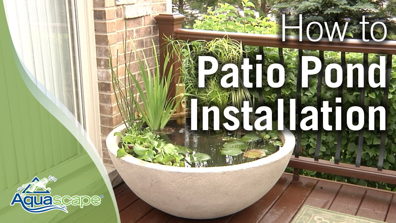 How To Create an Easy Container Water Feature with 