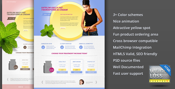 FAST E Vitamins Weight Loss Landing Page 