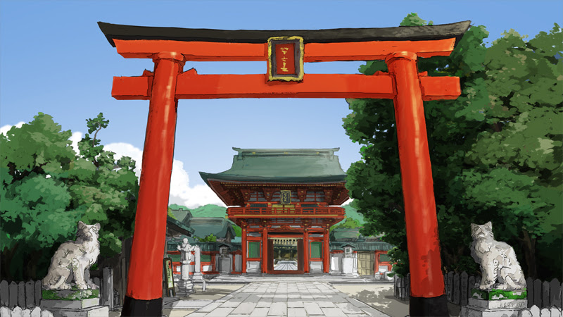 寝子島神社 イラスト詳細 らっかみ