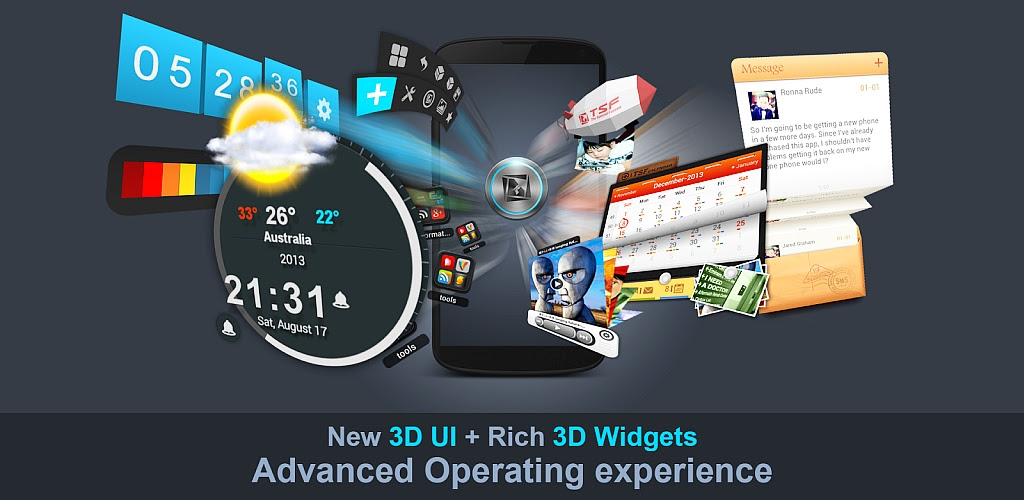 TSF Launcher 3D Shell v3.5 APK