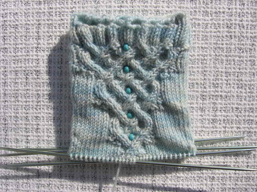 Traveler sock in progress