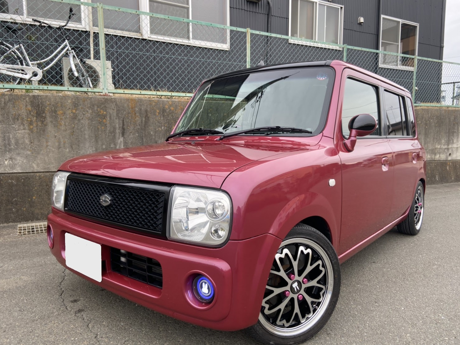 アルトラパンを限定色に全塗装 修理事例 お客様の声 自動車板金塗装修理テクニック 浜松市 湖西市