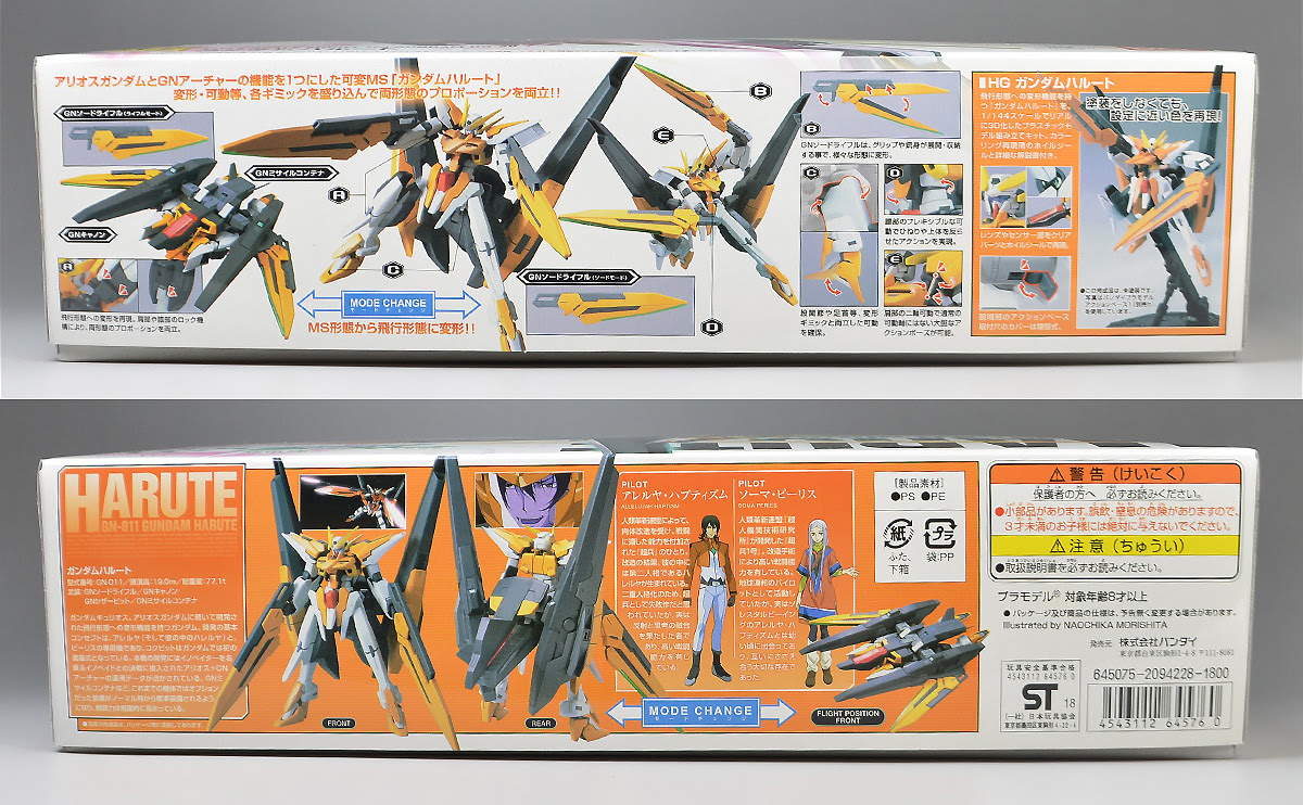 Hg ガンダムハルートのパッケージ ランナー レビュー ガンダムブログはじめました