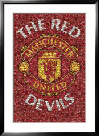 Manchester United - The Red Devils Framed Poster Print, 33x45 