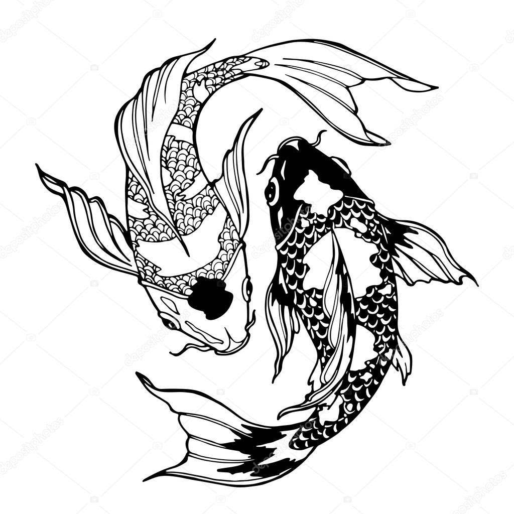Download Koi Fish Dragon Drawing at GetDrawings | Free download