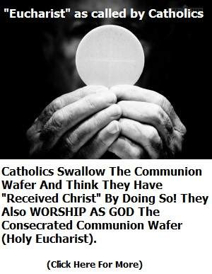 eucharist to be WORSHIPED as God