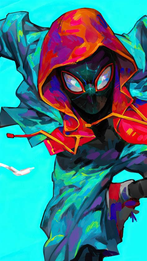 miles morales wallpaper  fan art artwork marvel