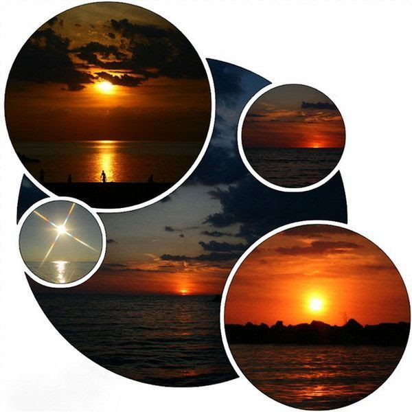 Coucher de soleil ...