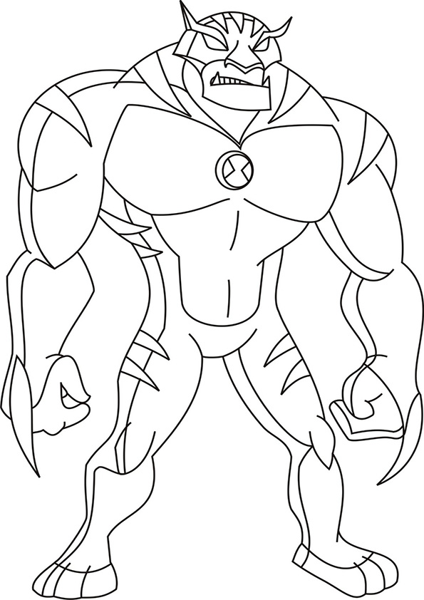 Free Printable Ben 10 Coloring Pages For Kids