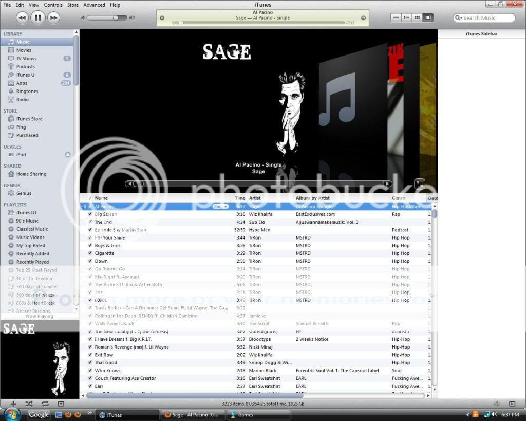 Sage - Al Pacino [ON ITUNES